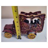 Vintage Cast Metal OverlandCircus Wagon Toy