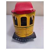 Vintage Pressed Metal Toy Trolley
