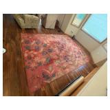 Woolmark 8x10 Floral Rug