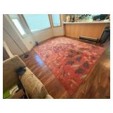 Woolmark 8x10 Floral Rug