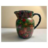 Decorative Jungle Ceramic Pitcher