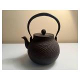Black Cast Iron Tea Pot