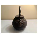 Black Cast Iron Tea Pot