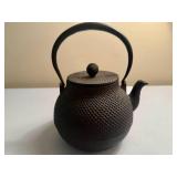 Black Cast Iron Tea Pot
