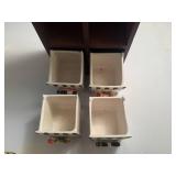 Farmhouse Style Tea or Spice Cabinet