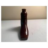 Vintage Pottery "Shoe" Flask