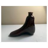 Vintage Pottery "Shoe" Flask