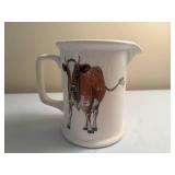 Cow Ceramic Milk Pitcher and Model