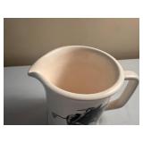 Cow Ceramic Milk Pitcher and Model