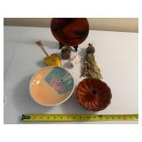 Assorted Decorative Items Small Plate Bowls and Misc.
