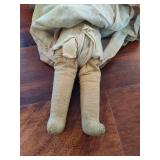 Antique Porcelain Head Hand-Made Doll