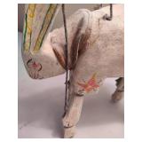 Hand Carved Wood Rabbit Marionette