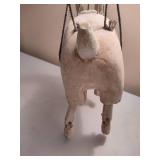 Hand Carved Wood Rabbit Marionette