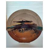 Gorgeous Signed Handcrafted Pottery Bowl