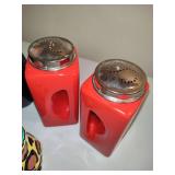 Decorative Colorful Salt and Pepper Shakers