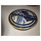 Antique Ceramic Blue & White Ginger Jar