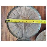 Metal Hanging Candle Holders and Small Metal Bucket