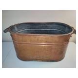 Antique Copper Wash Tub