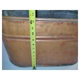 Antique Copper Wash Tub