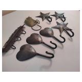 Mixed Metal Wall Hooks