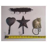 Mixed Metal Wall Hooks