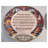Sarreguemines Pottery Collector Plates
