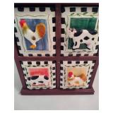 Farmhouse Style Tea or Spice Cabinet