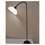 Black Lamp with White Shade