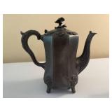 Lot of Antique Metal Tea Pots inc. Sheffield