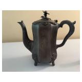 Lot of Antique Metal Tea Pots inc. Sheffield