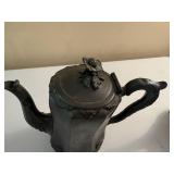 Lot of Antique Metal Tea Pots inc. Sheffield
