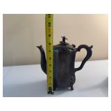 Lot of Antique Metal Tea Pots inc. Sheffield