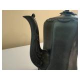 Lot of Antique Metal Tea Pots inc. Sheffield