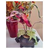 Lot of Asst Faux Plants