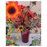 Lot of Asst Faux Plants