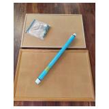 Two Large Cork Boards & Map