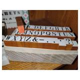 Lot of Lettering Materials