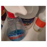 Lot of Cleaning Supplies/Iron & Mini Ironing Board