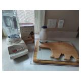 Osterizer Kitchen Blender & Asst Cutting Boards