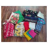 Lot of Asst Table Cloths/Napkins/Runners/Etc