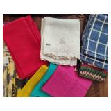 Lot of Asst Table Cloths/Napkins/Runners/Etc