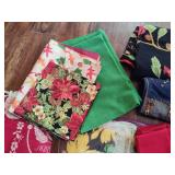 Lot of Asst Table Cloths/Napkins/Runners/Etc
