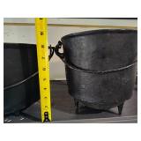 Two Iron Cauldrons