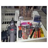 Lot of Assorted Screwdrivers/Bits & More
