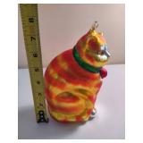 Department 56 Vintage Hand Blown Mercury Glass Cat