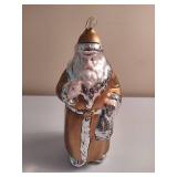 Department 56 Vintage Hand Blown Mercury Glass Santa