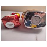 Department 56 Vintage Hand Blown Mercury Glass Santas