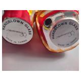 Department 56 Vintage Hand Blown Mercury Glass Parrot & Monkey