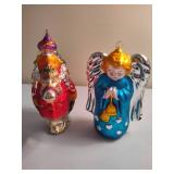 Department 56 Vintage Hand Blown Mercury Angel & Wise Man