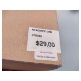 Smith & Hawken Blown Glass Flower Ornaments